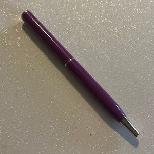 Coach Purple Pen with Silver Accents